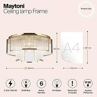 Дополнительная картинка Потолочный светильник Maytoni MOD174CL-06G