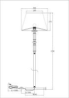 Дополнительная картинка Торшер Maytoni Riverside MOD018FL-01CH