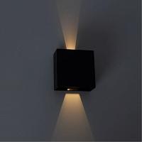 Дополнительная картинка Уличный настенный светодиодный светильник Arte Lamp Algol A1445AL-1BK