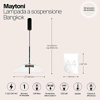 Дополнительная картинка Подвесной светильник Maytoni MOD185PL-L6B3K3