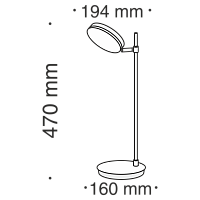 Дополнительная картинка Настольная лампа Maytoni Fad MOD070TL-L8B3K