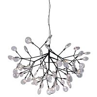 светильник подвесной crystal lux evita sp63 black/transparent crystal lux 1690/263, доставка по Казахстану 