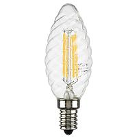 933704 Лампа LED FILAMENT 220V C35 E14 6W=65W 400-430LM 360G CL 4000K 30000H (в комплекте) купить в Алматы svet.kz