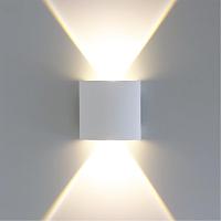 Дополнительная картинка Настенный уличный светильник Arte Lamp BOSTO A3122AL-2WH