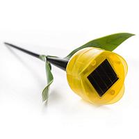 USL-C-452/PT305 YELLOW TULIP  Садовый светильник на солнечной батарее ,Желтый тюльпан,. Белый свет. 1*LR аккумулятор в/к. IP44. TM Uniel.