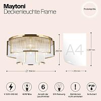Дополнительная картинка Потолочный светильник Maytoni MOD174CL-06G