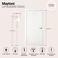 Дополнительная картинка Торшер Maytoni Grace ARM247-11-G