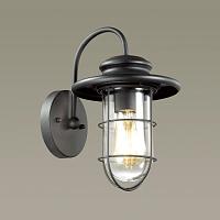 Дополнительная картинка Уличный настенный светильник Odeon Light Nature Helm 4171/1W