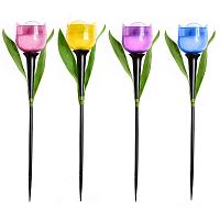 USL-C-651/PT305 TULIP SET 24 Садовый светильник на солнечной батарее ,Тюльпан,,  в составе набора из 24 шт. Белый свет.  1*LR аккумулятор в/к. IP44. T