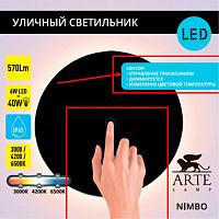 Дополнительная картинка Настенный уличный светильник Arte Lamp NIMBO A4506AL-1BK