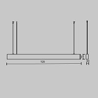 Дополнительная картинка Подвесной светильник Technical P051PL-36W2.7-6K-B