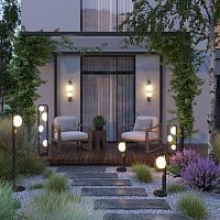 5434/4FB NATURE Odeon Light  Уличный наземный светильник-торшер LUMA