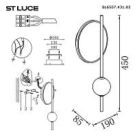 Дополнительная картинка SL6507.431.02 Светильник настенный ST-Luce 