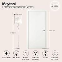 Дополнительная картинка Торшер Maytoni Grace ARM247-11-G