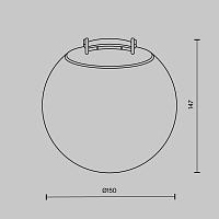 Дополнительная картинка Подвесной светильник Technical TR125B-10W3K-B