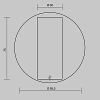 Дополнительная картинка Настенный светильник (бра) Technical C081WL-L3WBS3K