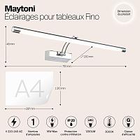 Дополнительная картинка Подсветка для картин Maytoni Fino MIR003WL-L16CH