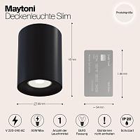 Дополнительная картинка Потолочный светильник Maytoni Alfa C012CL-01B