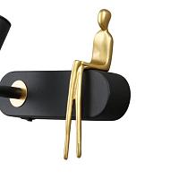 Дополнительная картинка Настенный светильник Arte Lamp ALBERT A2173AP-1BK