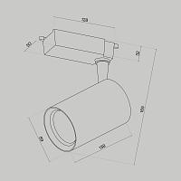 Дополнительная картинка Трековый светильник Technical TR003-1-15W3K-M-B Vuoro