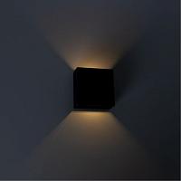 Дополнительная картинка Уличный настенный светодиодный светильник Arte Lamp Algol A1445AL-1BK