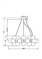 Дополнительная картинка Подвесной светильник Maytoni MOD545PL-25BS