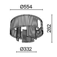Дополнительная картинка Потолочный светильник Maytoni MOD174CL-06G