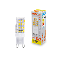 "Светодиодная лампа  WOLTA WSTD-JCD-5W3KG9-C (керамика) ""Капсульная"" JCD 5Вт 460лм 3000K G9 1/10/100/1000" купить в Алматы svet.kz