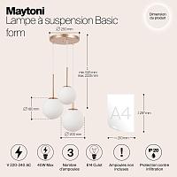 Дополнительная картинка Люстра Maytoni MOD321PL-03G1