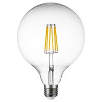 933202 Лампа LED FILAMENT 220V G125 E27 10W=100W 920LM 360G CL 3000K 30000H (в комплекте) купить в Алматы svet.kz