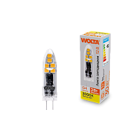 "Светодиодная лампа  WOLTA WSTD-JC-12V3W3KG4-P (пластик) ""Капсульная"" JC 3Вт 240лм 3000K G4 1/10/100/1000" купить в Алматы svet.kz