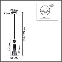 Дополнительная картинка 8269/1A Lumion Подвесной светильник EMILY