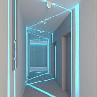 Дополнительная картинка Уличный светодиодный светильник Odeon Light Hightech Arrow 3916/9CL