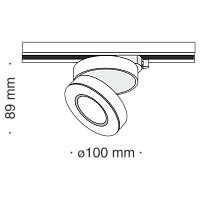 Дополнительная картинка Трековый светодиодный светильник Maytoni Track TR006-1-12W3K-W