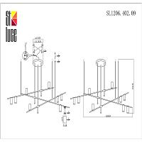 Дополнительная картинка Подвесная люстра ST Luce Sormano SL1206.402.09