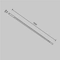 Светильник Technical C100CL-L1000-24W3-6K-B купить в Алматы svet.kz