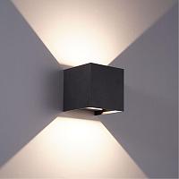 Дополнительная картинка Уличный настенный светодиодный светильник Arte Lamp Rullo A1414AL-1BK