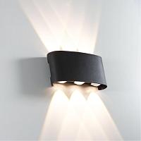 Дополнительная картинка Настенный уличный светильник Arte Lamp BOSTO A3122AL-6BK