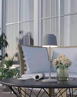 900458 настольная лампа MANNERA, 2,2W, USB TYPE-C, 2,2W-LED-, алюминий, сталь-белый. Предназначен  использование светодиод. ламп. цок. LED. Источник о