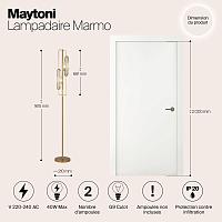 Дополнительная картинка Напольный светильник (торшер) Maytoni MOD099FL-02G