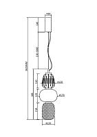 Дополнительная картинка Подвесной светильник Maytoni MOD267PL-L28CH3K