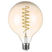 933302 Лампа LED FILAMENT 220V G125 E27 8W=80W 700LM 360G CL/AM 3000K 30000H (в комплекте) купить в Алматы svet.kz