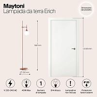 Дополнительная картинка Торшер Maytoni Erich MOD221-FL-01-G