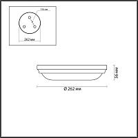 Дополнительная картинка Настенный светильник Odeon Light Walli Pelow 4957/2