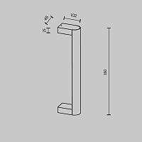 Дополнительная картинка Настенный светильник (бра) Maytoni MOD288WL-L5G3K