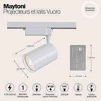Дополнительная картинка Трековый светильник Maytoni Technical TR003-1-30W4K-W