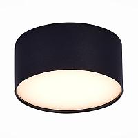люстры st606.432.12 светильник потолочный черный led 1*12w 3000k 1 080lm ra>85 120° ip20 d120xh55 185-265v, доставка по Казахстану 
