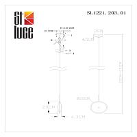 Дополнительная картинка Подвесной светодиодный светильник ST Luce Imente SL1221.203.01