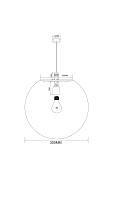 Дополнительная картинка Подвесной светильник Outdoor O594PL-01B