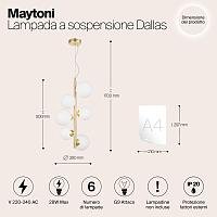 Дополнительная картинка Подвесной светильник Maytoni MOD545PL-06BS